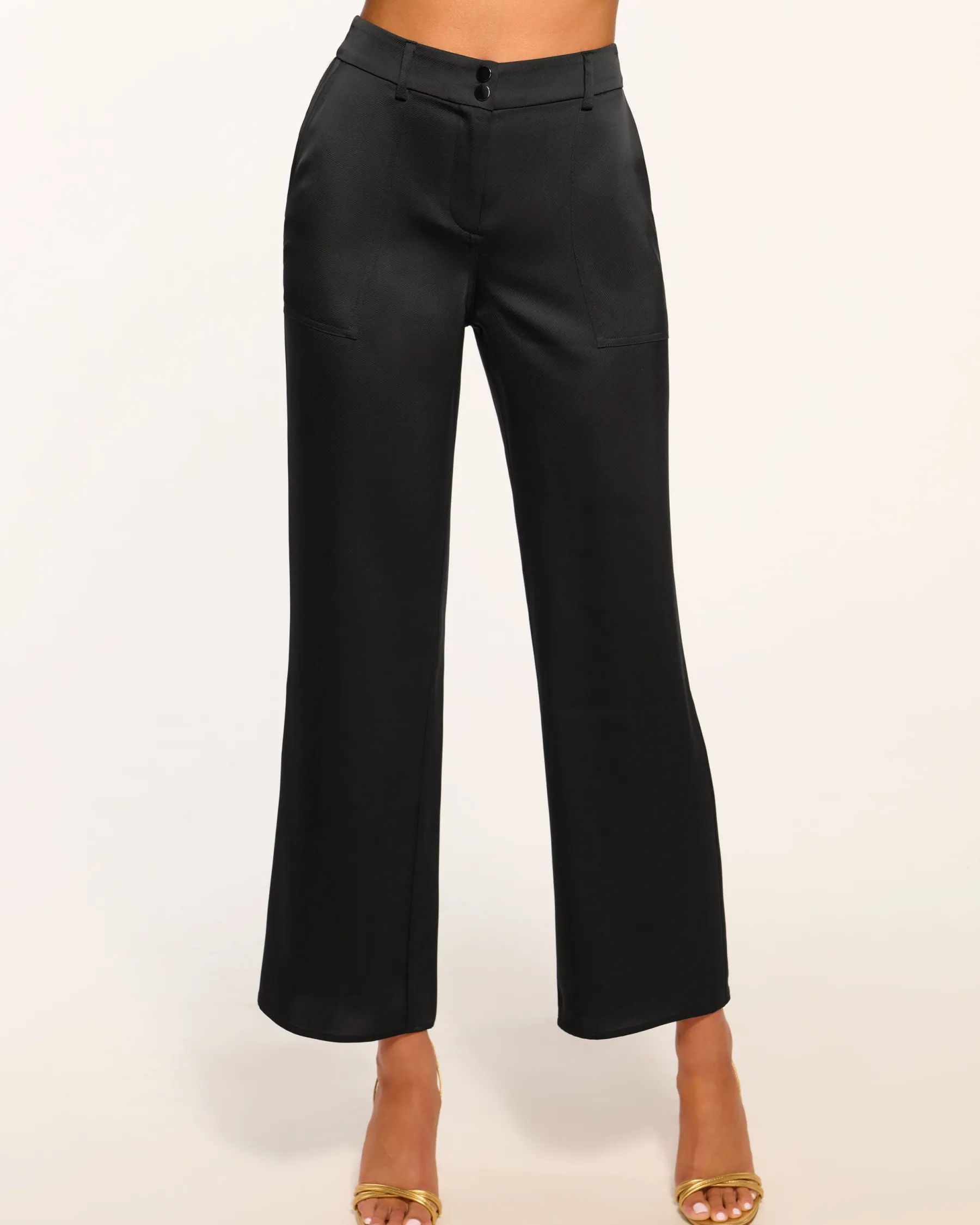 Ramy Brook Allena Cropped Pant Black Cheap