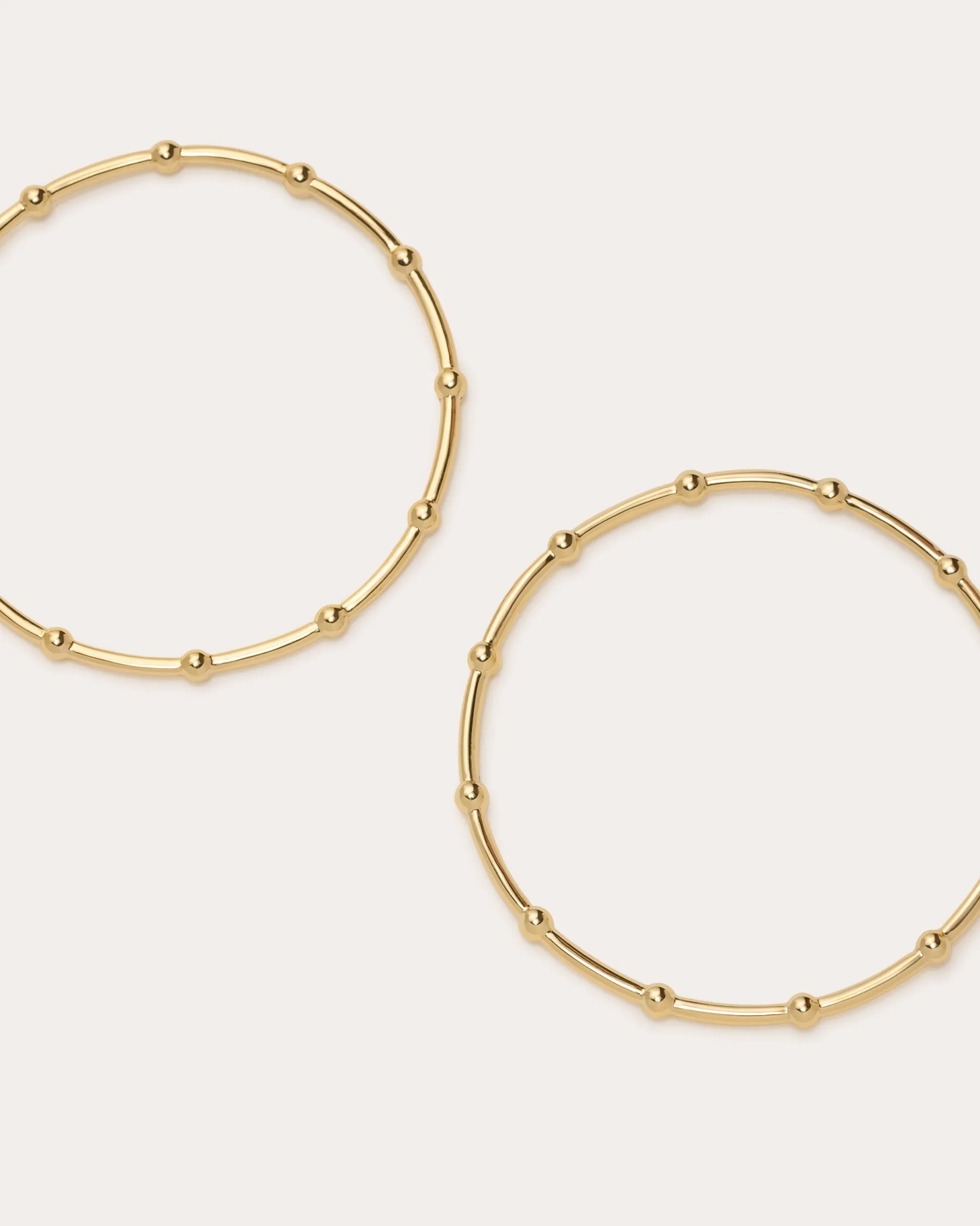 Ramy Brook Angely Drop Hoop Earrings Gold Clearance