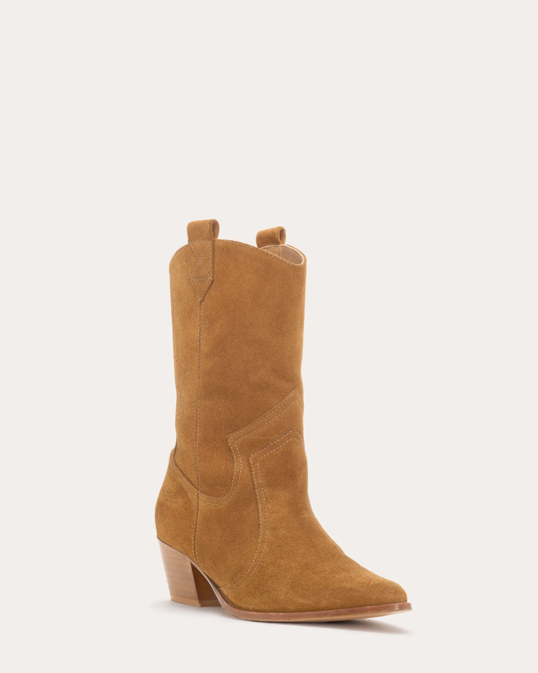 Ramy Brook Austin Suede Western Boots Saddlesuede Discount