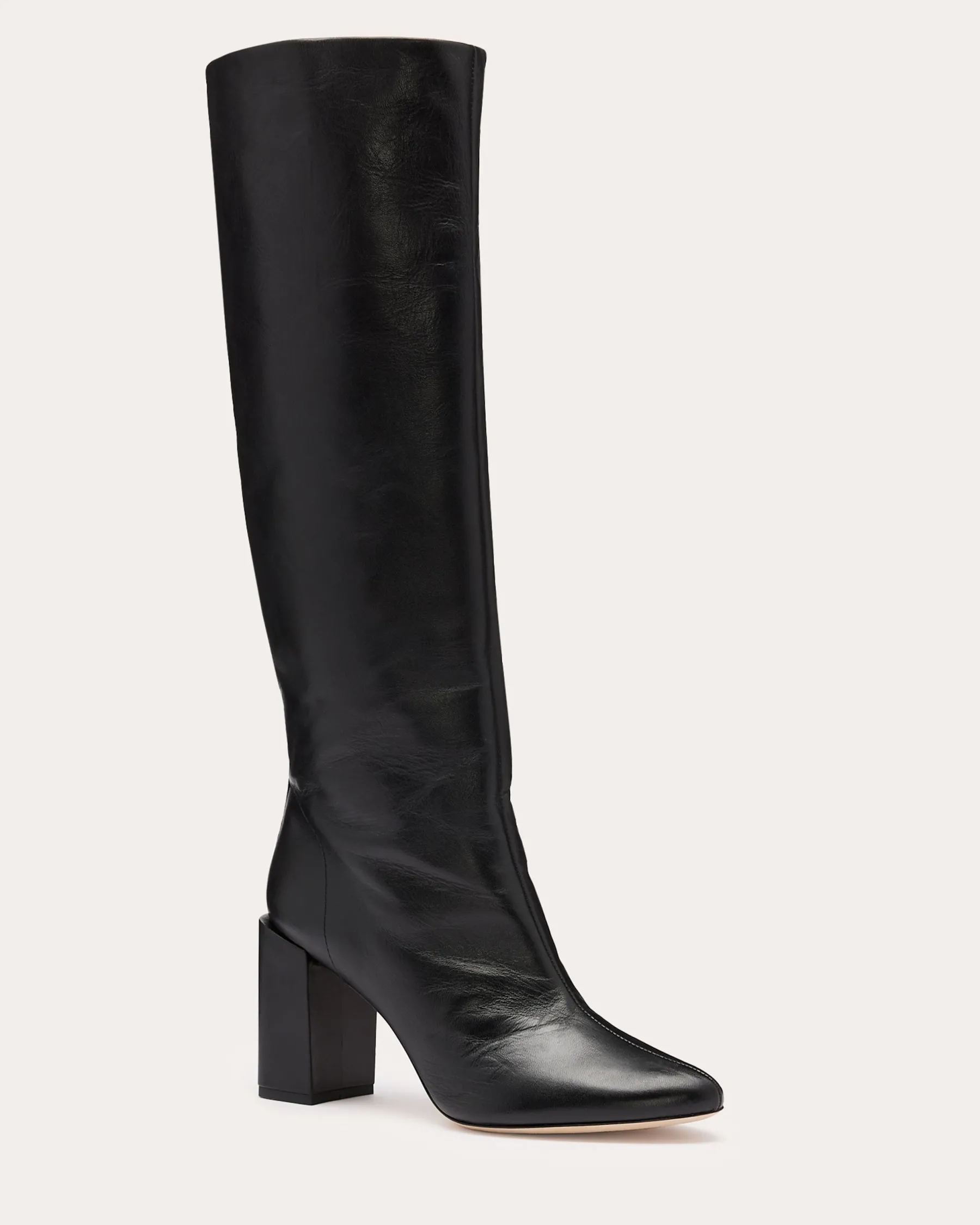 Ramy Brook Bo Leather Heeled Boots Black Sale