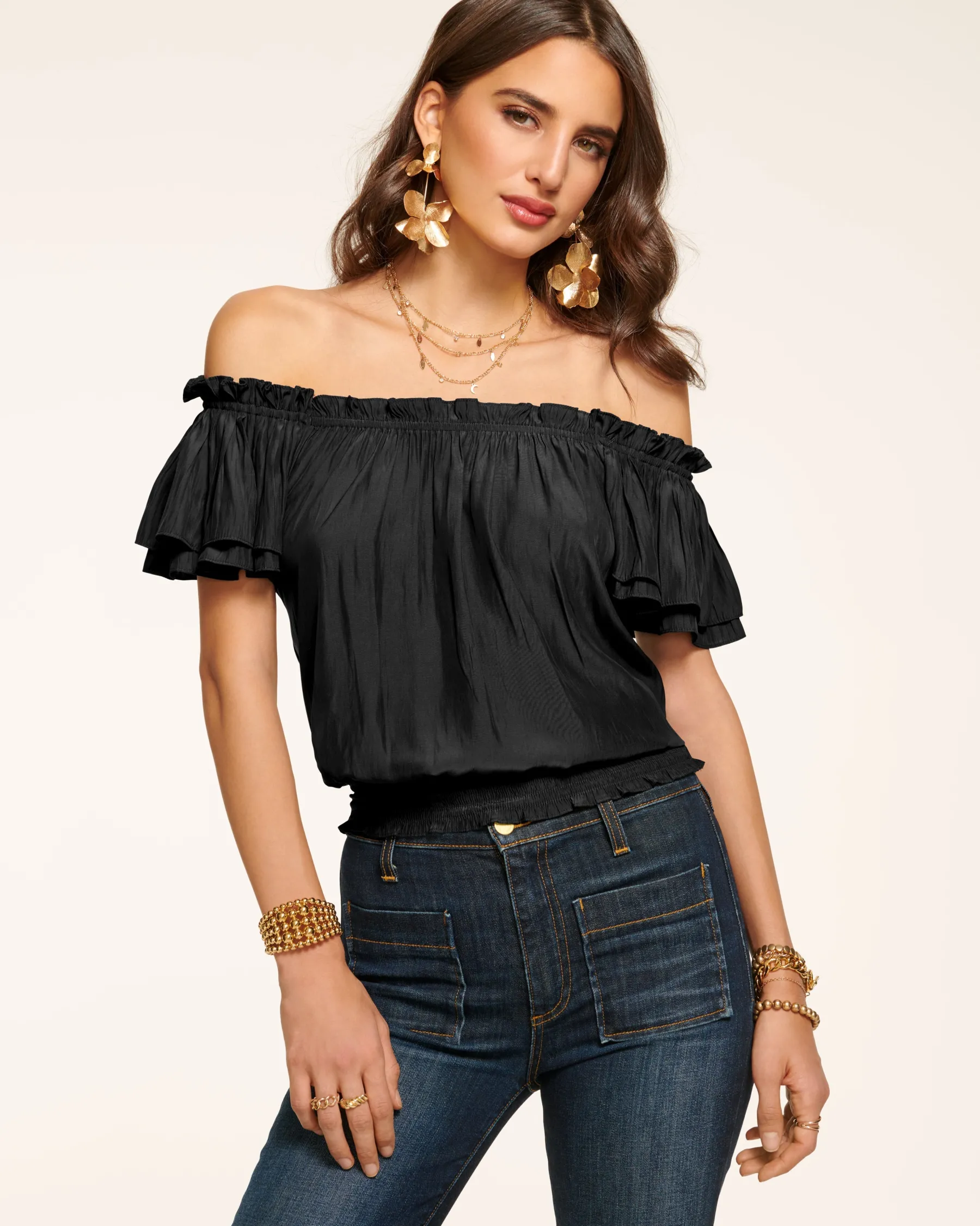 Ramy Brook Cressida Off-The-Shoulder Top Sale