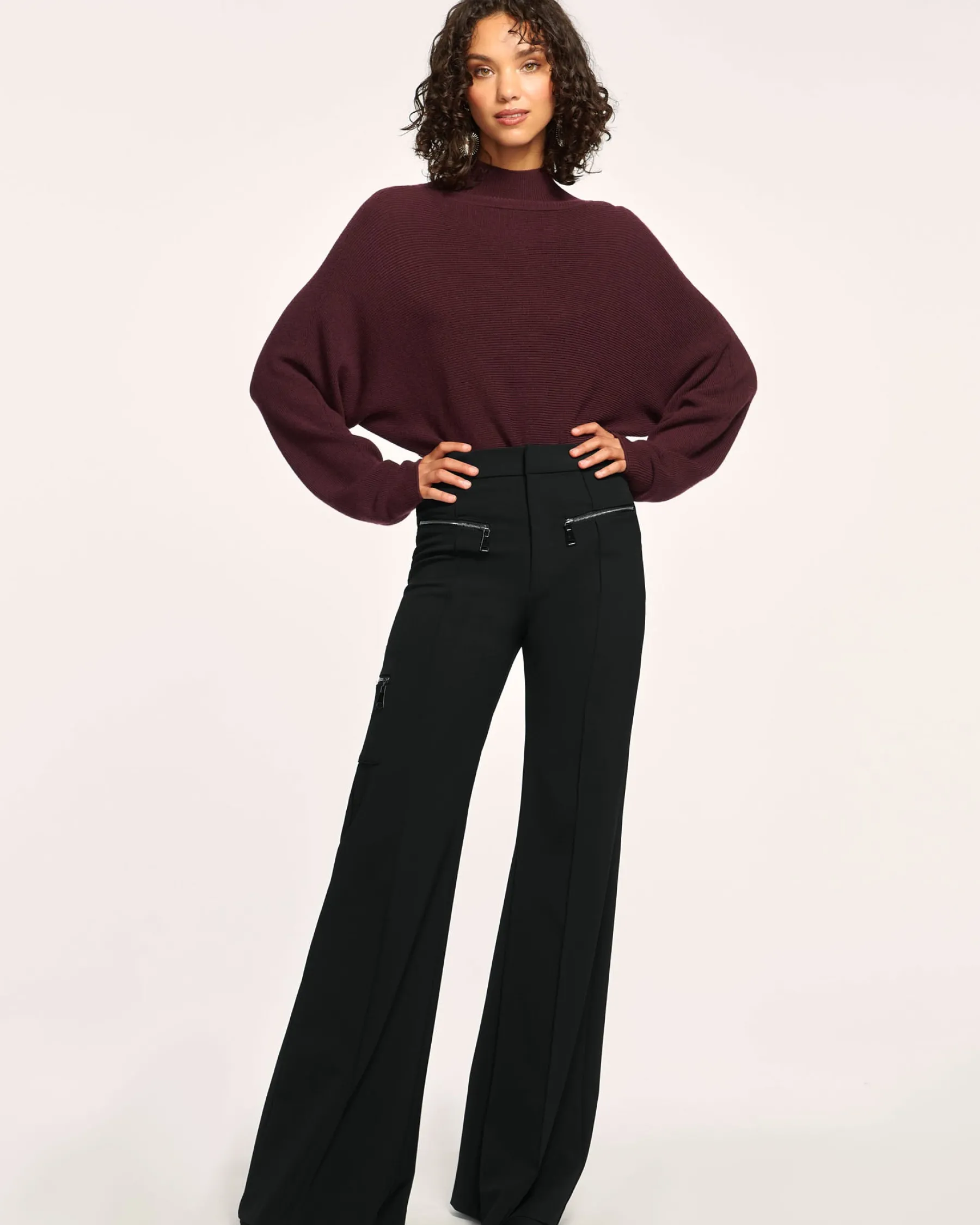 Ramy Brook Emory Wide Leg Pant Black Online