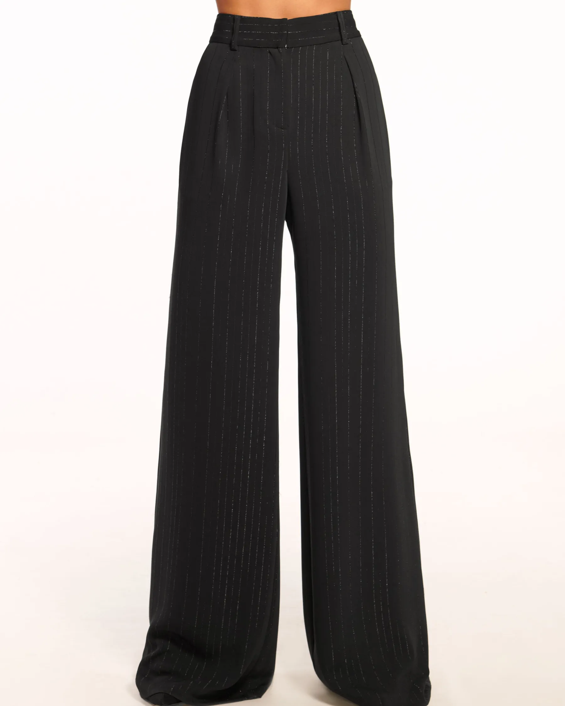 Ramy Brook Gaius Wide Leg Trouser Blackstripe Online