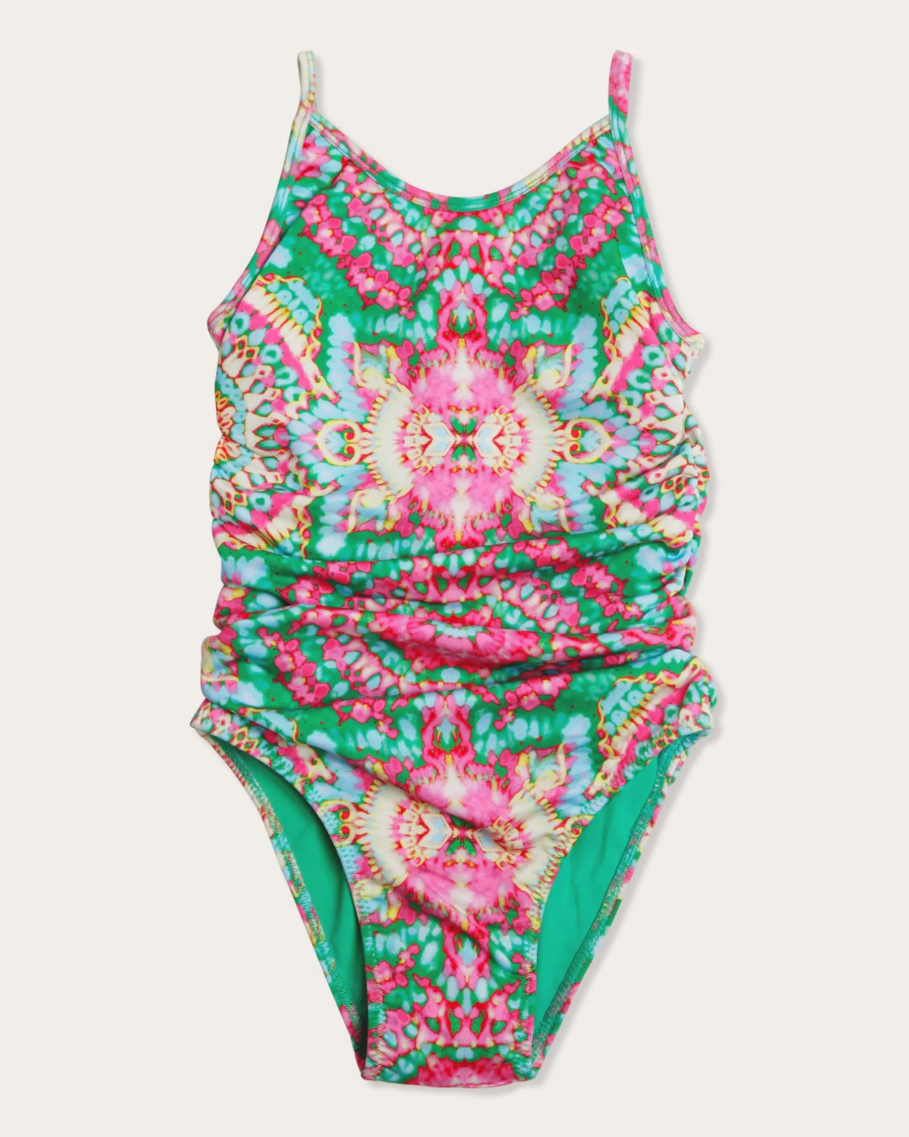 Ramy Brook Girls Printed Jessica One Piece Greenpalais Clearance