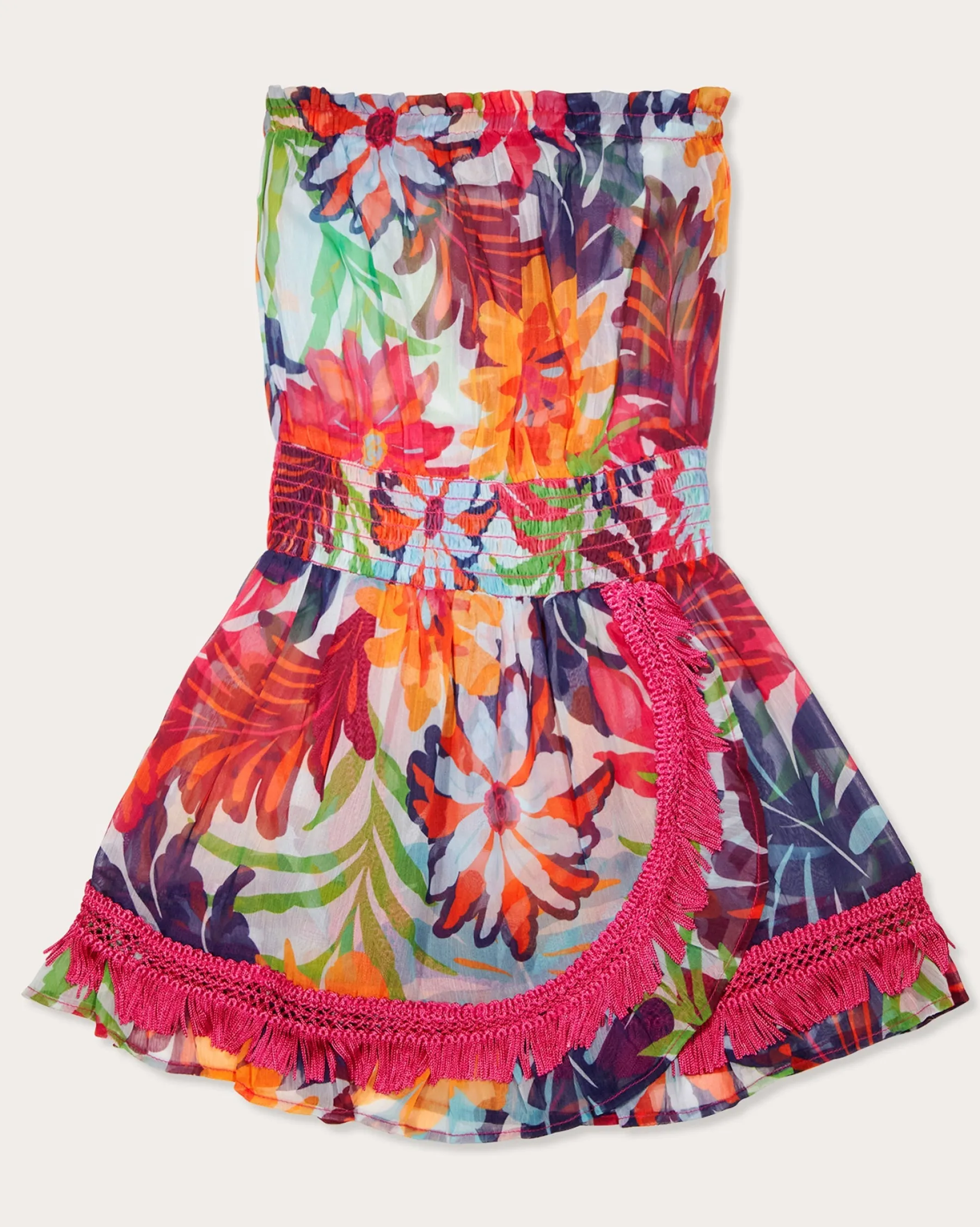 Ramy Brook Girls Sonia Coverup Mini Dress Tropicalflower Clearance