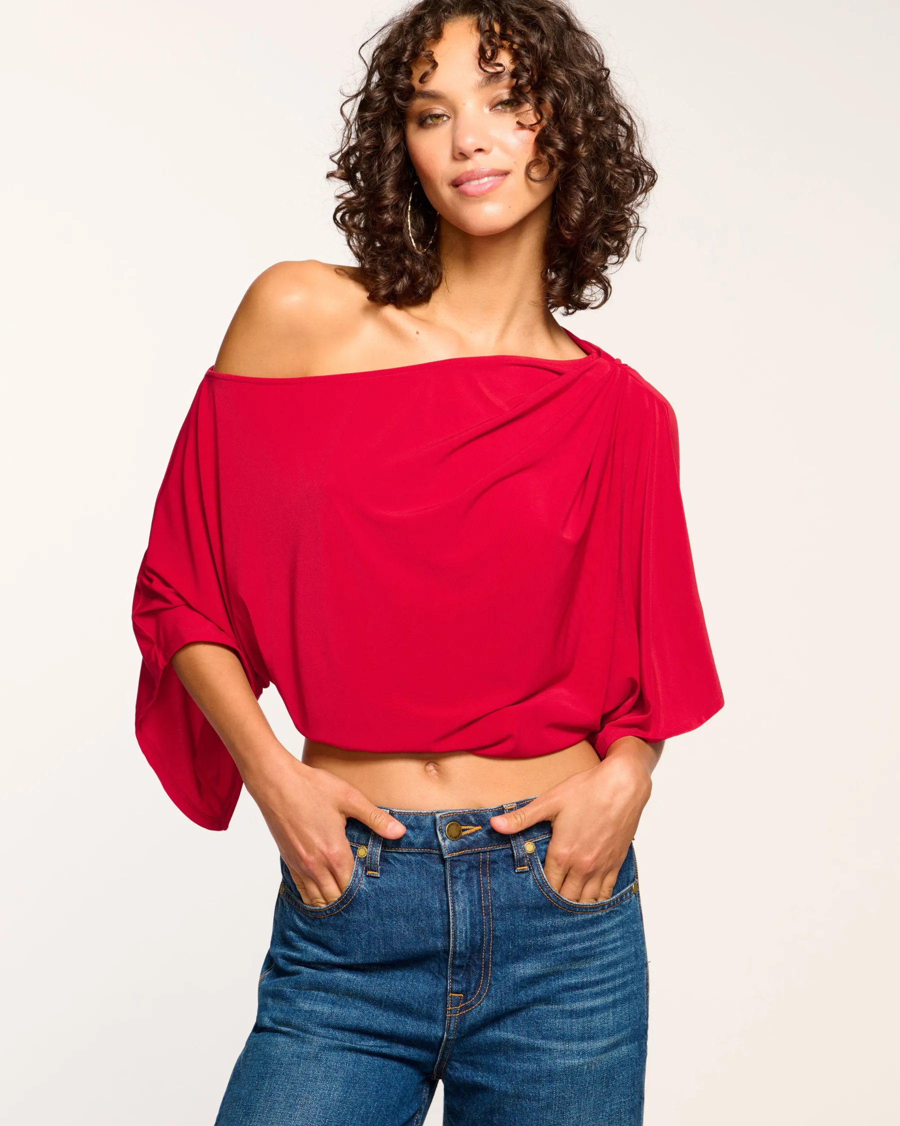 Ramy Brook Jamila Off-The-Shoulder Top Ruby Fashion