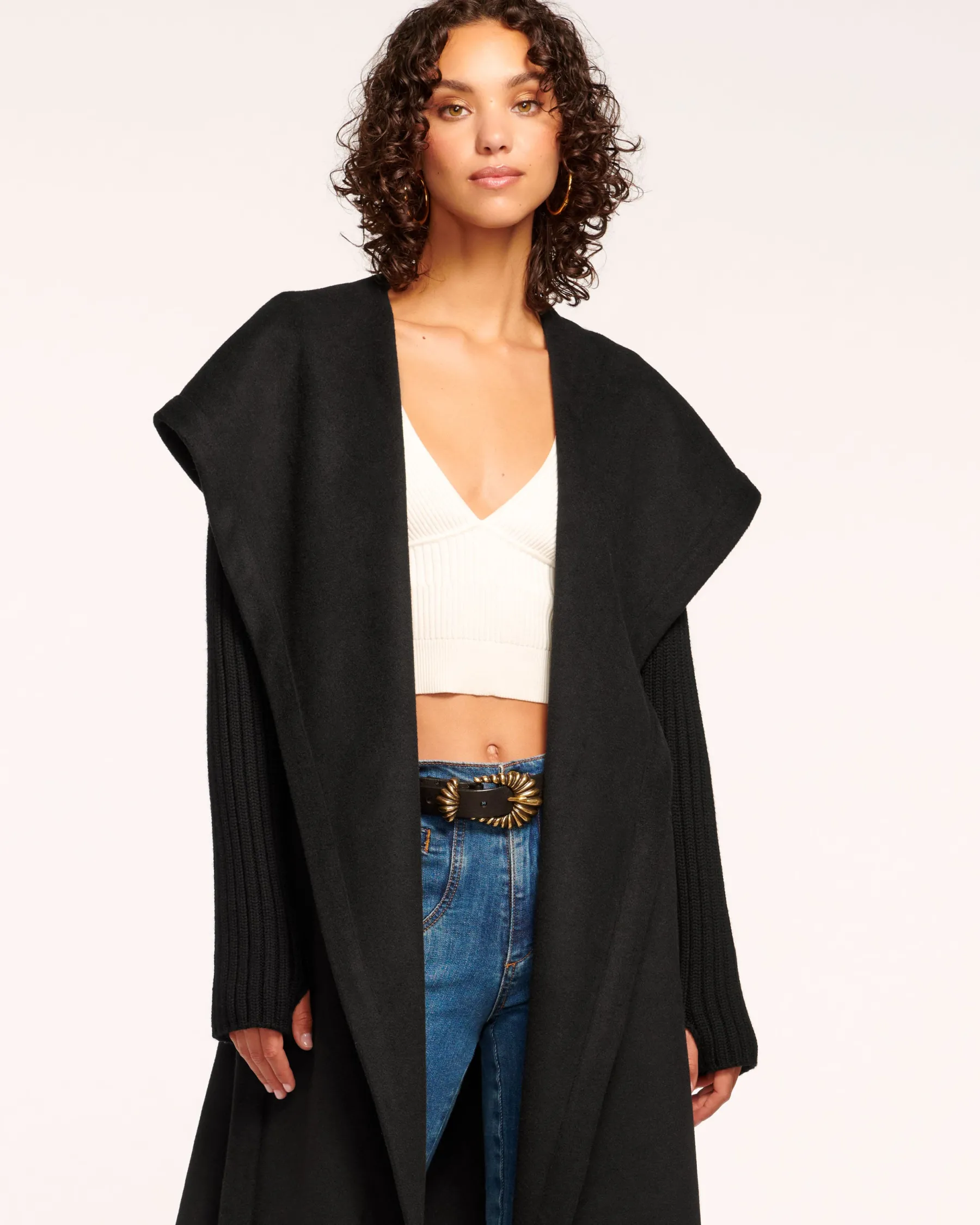 Ramy Brook Kiah Wrap Oversized Coat Cheap