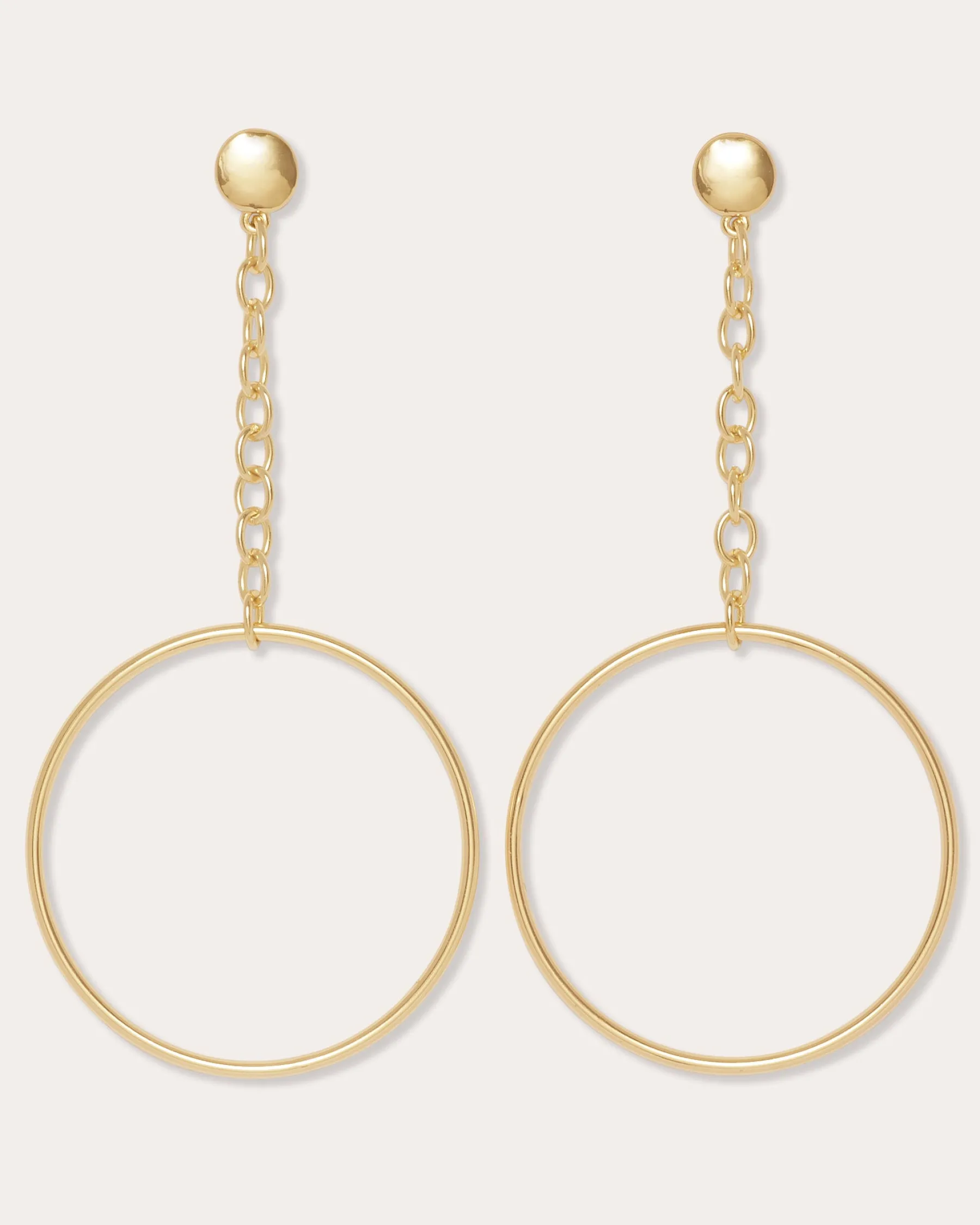 Ramy Brook Lea Teardrop Hoop Earrings Gold Sale