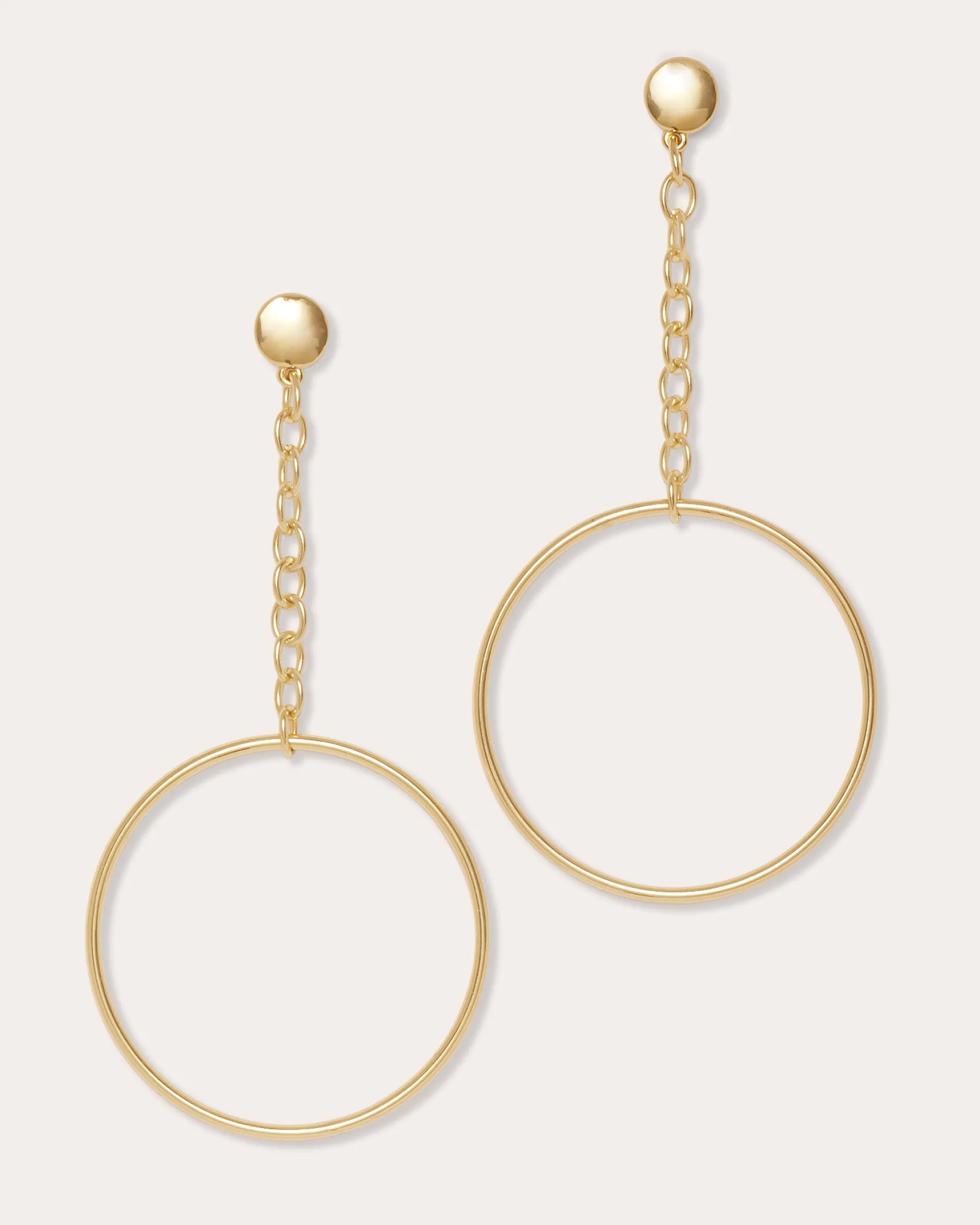 Ramy Brook Lea Teardrop Hoop Earrings Gold Sale