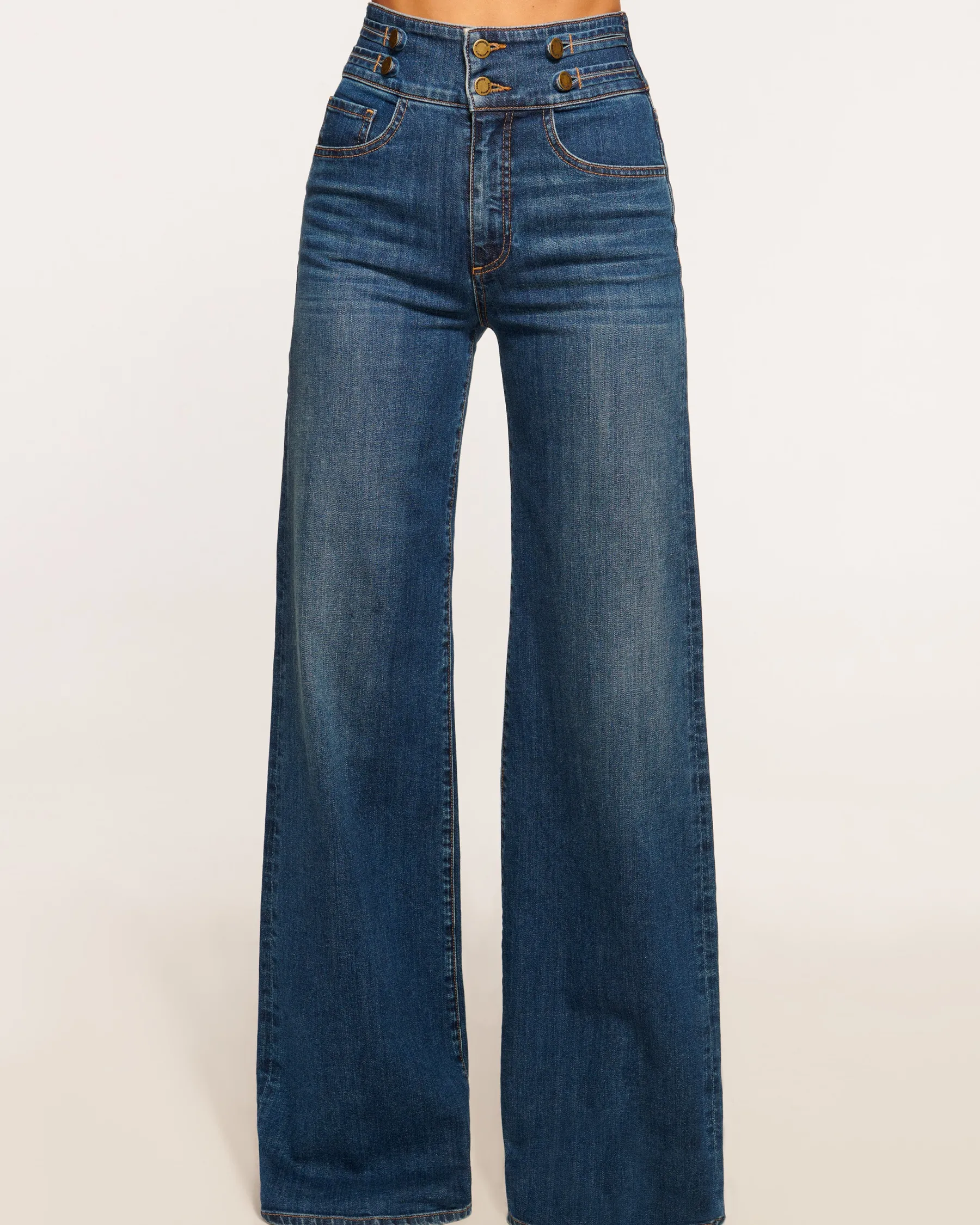 Ramy Brook Liv Wide Leg Jean New