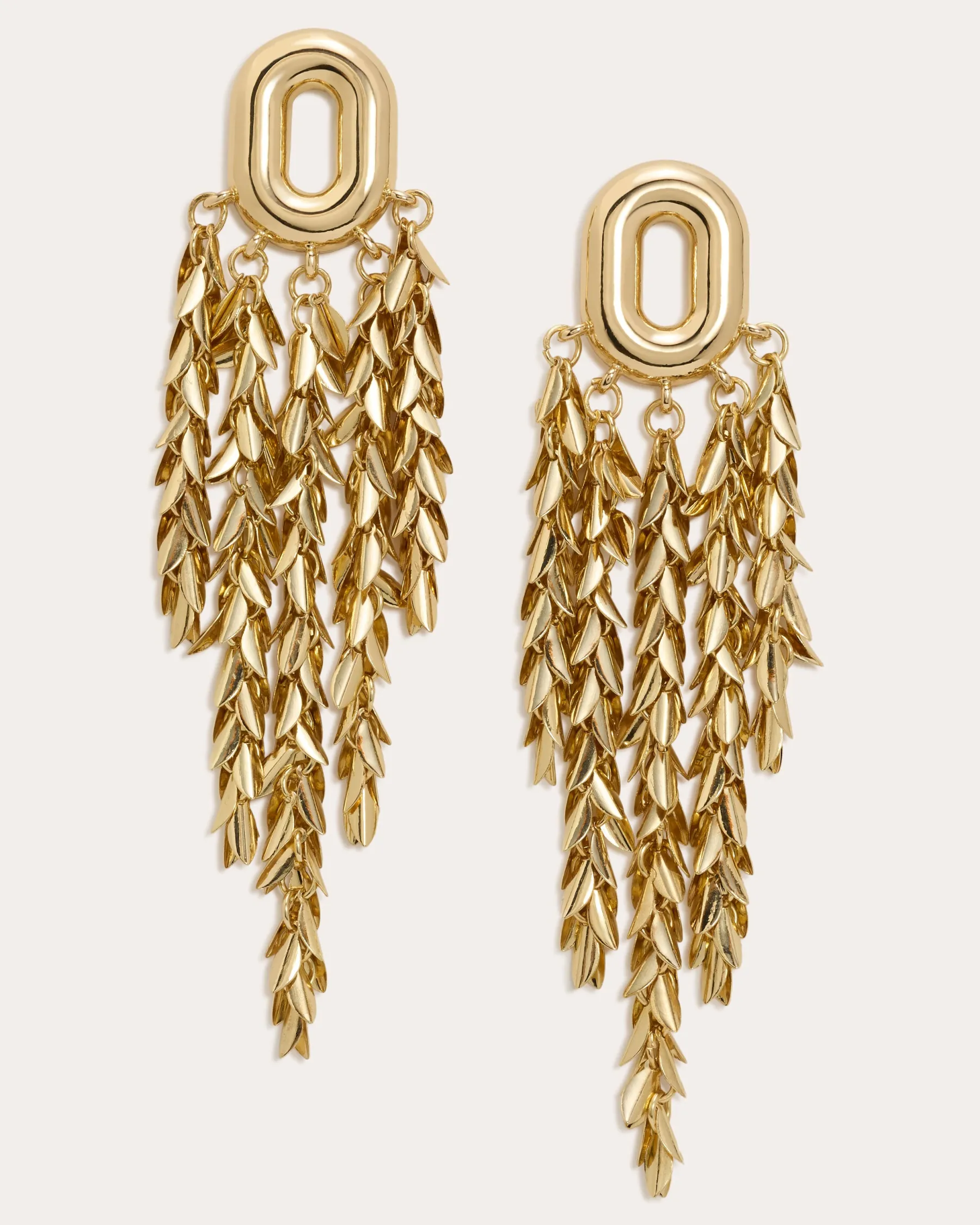 Ramy Brook Lysianne Statement Earrings Gold Shop