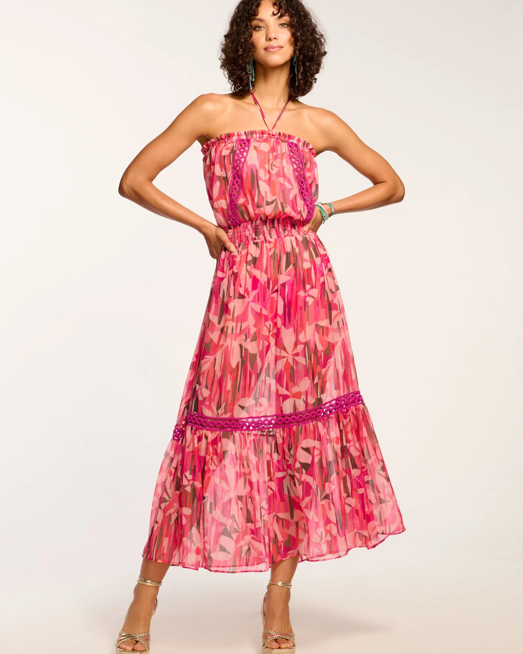 Ramy Brook Miranda Coverup Dress Pinkfloral Online