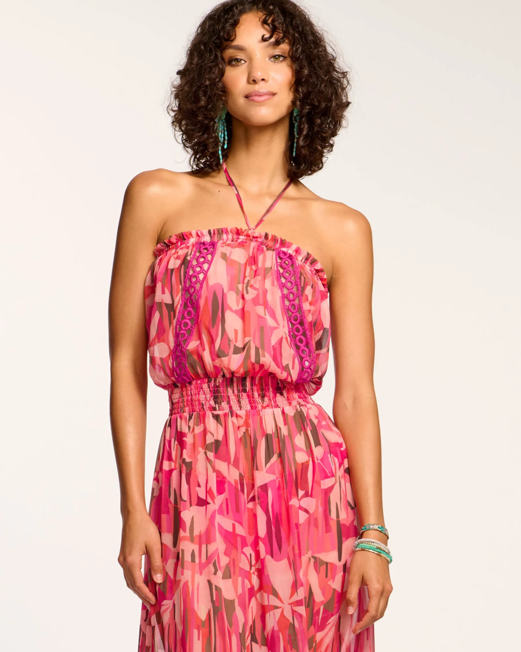 Ramy Brook Miranda Coverup Dress Pinkfloral Online