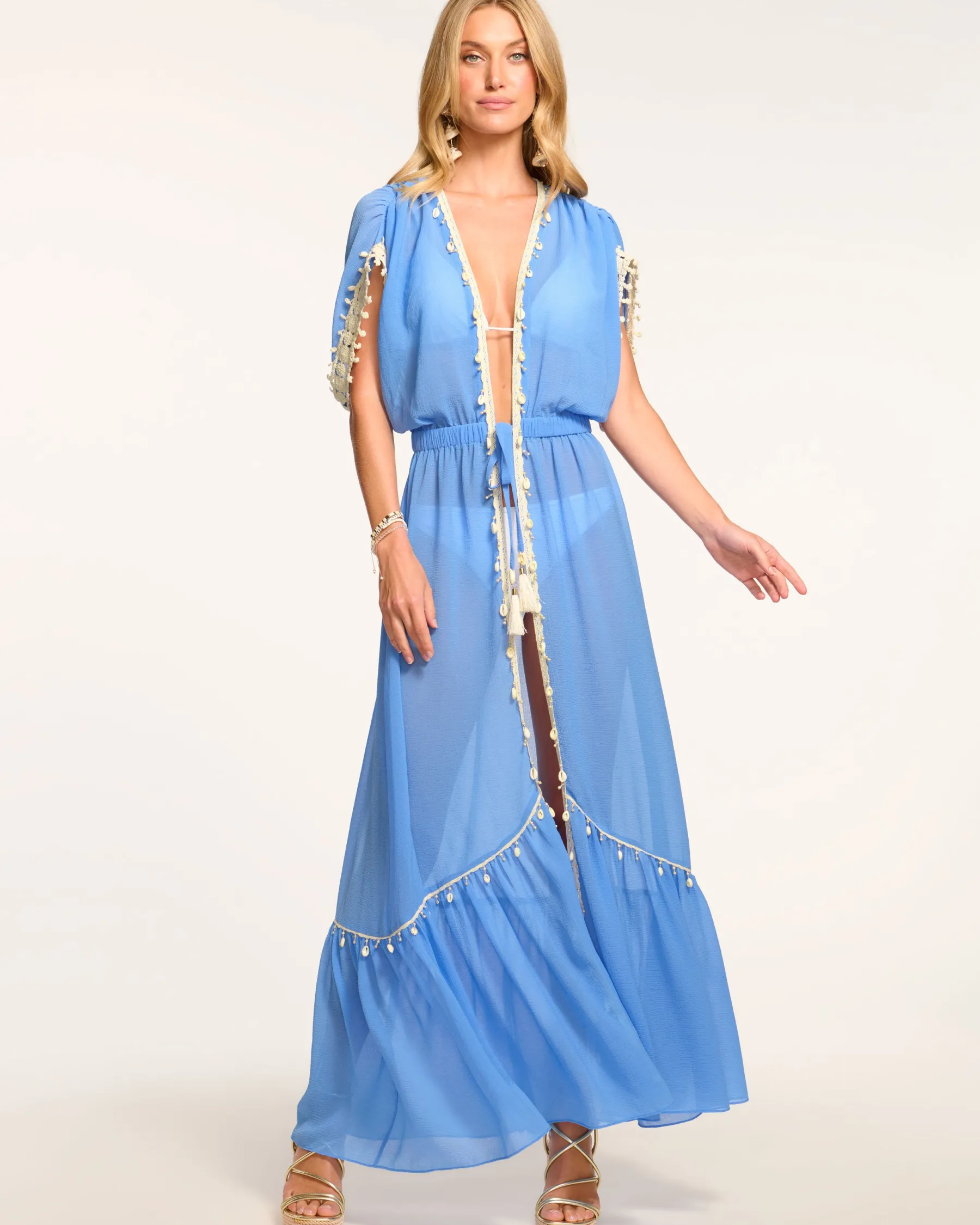 Ramy Brook Nikolai Coverup Dress Sereneblue Best Sale