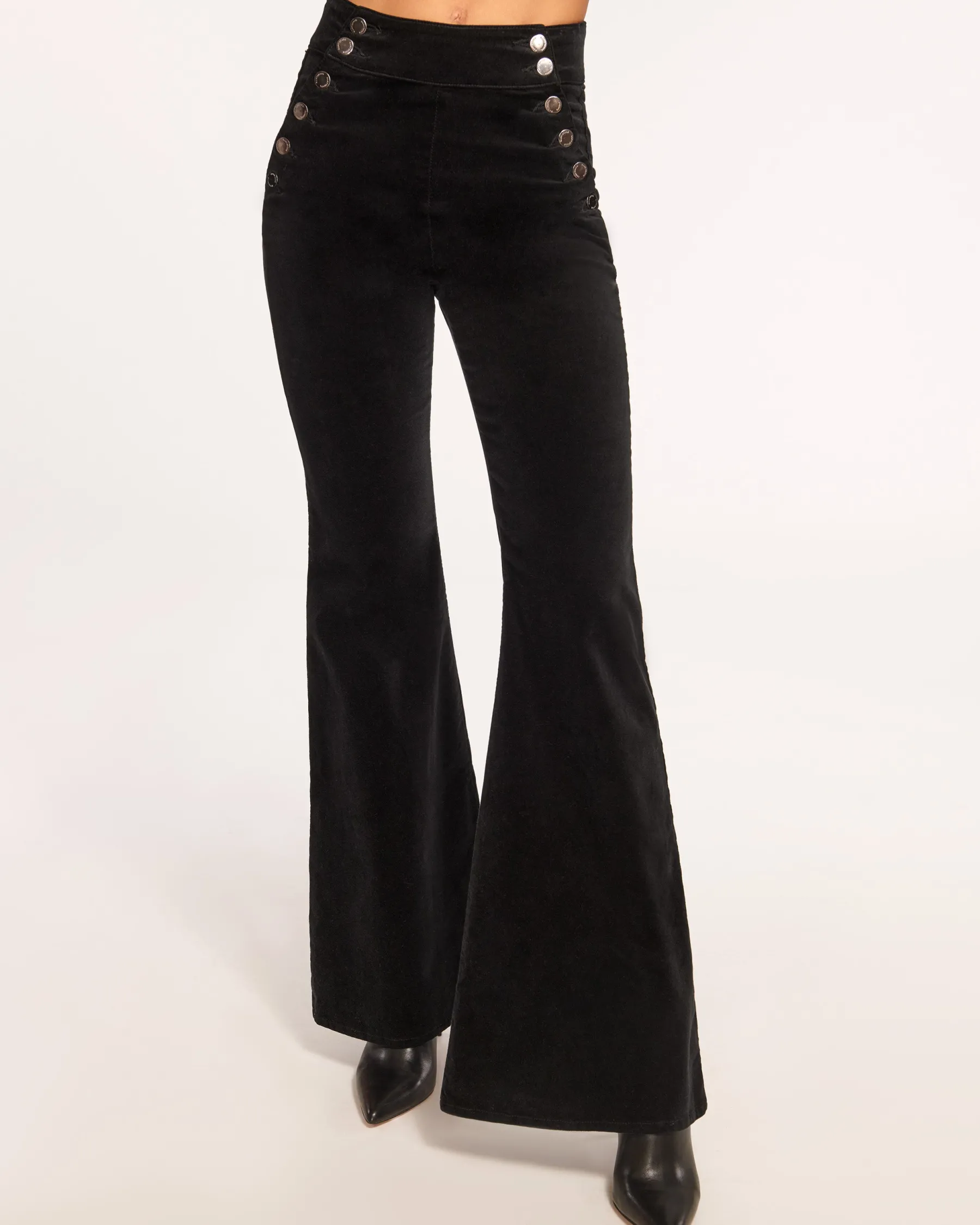 Ramy Brook Romee High Waisted Flare Jean Darkwash Store