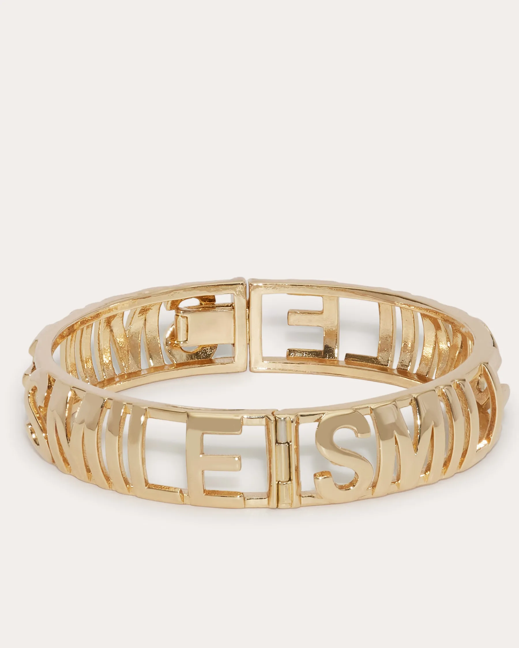 Ramy Brook Smile Bangle Bracelet Gold Cheap