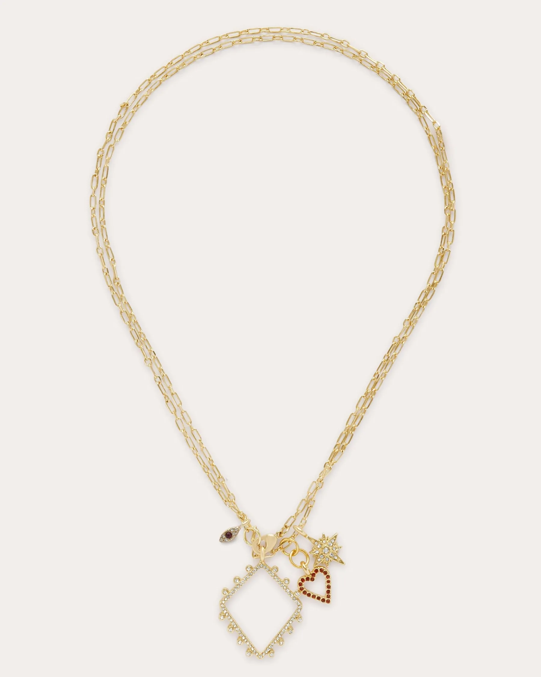 Ramy Brook Zena Charm Necklace Gold Discount