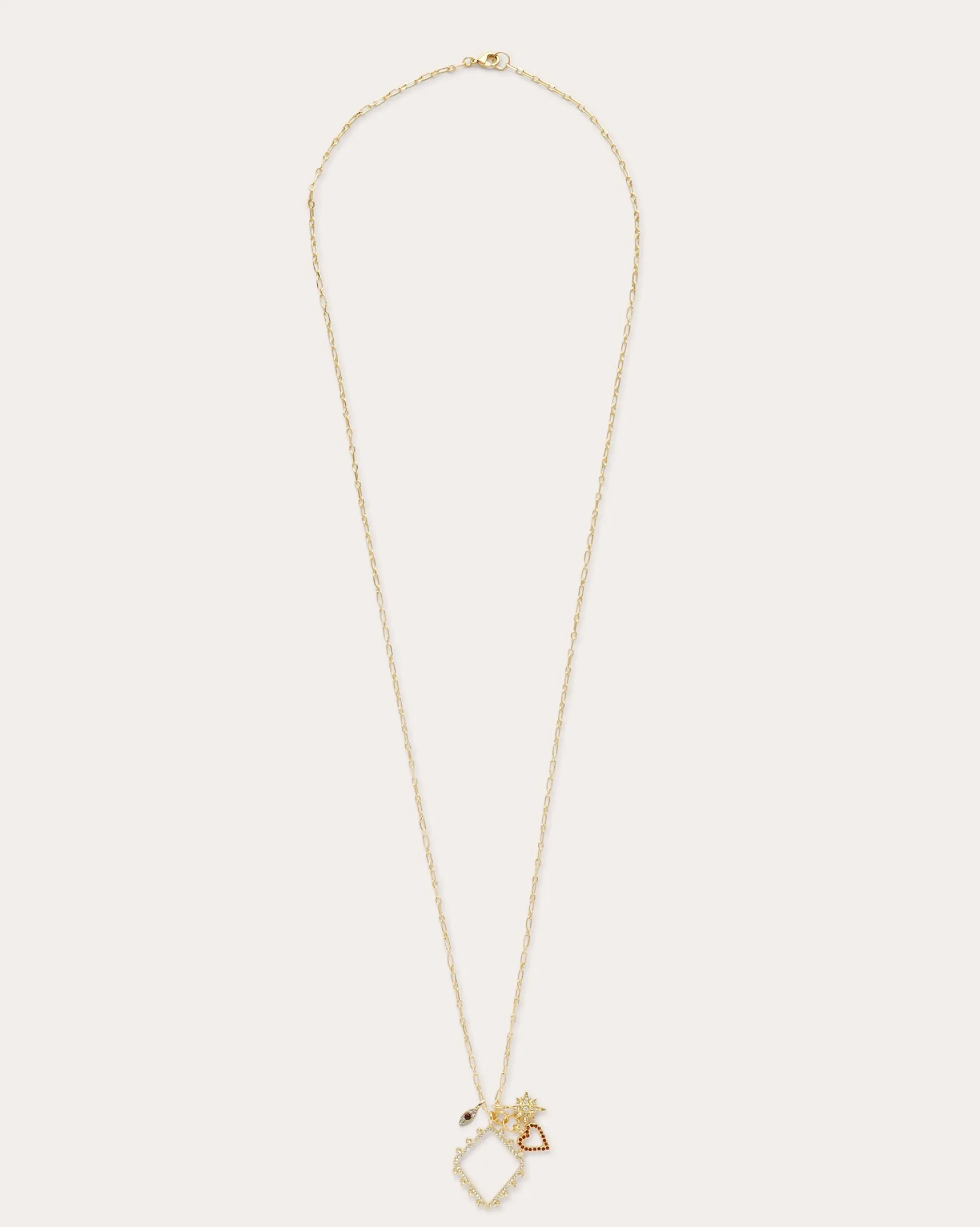 Ramy Brook Zena Charm Necklace Gold Discount